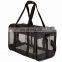 High Quality Black Mesh Soft-Sided Travel Pet Carrier