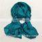 wholesale new fashion long shawl woman satin hair silk yarn hijab scarf