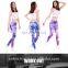 Work out marble stripes elastic cheap pants photo custom tights fitness denim mix workout sexy high quality woman leggings