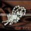 Wholesale fashion new crystal brooch Pearl brooch pin inlaid wedding rhinestone brooch pin