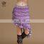 Q-6063 Egyptian pattern printed belly dance skirt costume