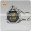 2016 New Glow in the Dark Keychain, Glass Transparent Keychain with Custom Logo For Souvenir