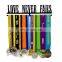 Classic Bible Motto LOVE NEVER FAILS Medal Hanger