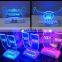 Custom acrylic led table number sign led edge lit sign holder for bar / night club