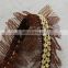 Gold polyester lurex Embroidery Mesh Lace Trim