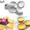 Baking Tool Egg Tart Aluminum Cupcake Cake Cookie Flower Mold Mould Tin