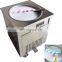 One circle Stirring Fry Fruit Yogurt Fried Ice Cream Rolls pan fried ice cream roll machine philippines