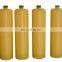 EN12205 yellow non refillable 14.1oz fuel canister mapp gas tank