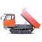 6tons walkbehind rubber track carrier transporter dumper trucks for sale
