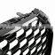 RS4 Style Honeycomb Type Mesh Gloss Black Front Grill 17-18 ST For Audi A4 S4 B9