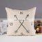 Wholesale Custom  Pillow Case Printed cotton Linen Pillow Covers For Home Decor