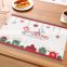 45*30cm table mat marble placemat for dining pvc waterproof christmas