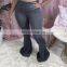 2020 High Quality Women Autumn New Sexy Casual Trousers Tight Big Flared Stacked Pants