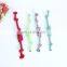 Funny cat pet cotton braided candy knot rope dog toy