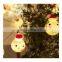 Battery powered quality santa Xmas snowman Led String Lights garden home holiday lighting  christmas  decorative fairy light