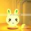 Ten levels dimming indoor animal rabbit led touch Lovely children night light led usb night light for Bedroom