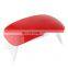 Best selling ABS Plastic 6W mini uv led nail lamp for gel polish curing nail dryer manicure machine household portable