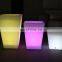 IP64 led 16color flashing home decoration plastic led white flower vase with led color