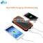 Hot Selling portable Custom solar charger sunlight traveller 10000mah solar Power Bank Powerbank