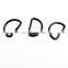 Hot Sale America Curtain Rod Clamp Decorative Round Metal Curtain Rings For Rods Stainless Steel Curtain Ring