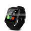 Smart watch Uwatch U8 portable fashionable wrist watch Bluetooth smart phone watch