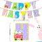 Easter Hanging Ceiling Decorations Egg Bunny Foil Swirls Easter Party Wall Decorations For Home Decor For Kids