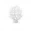 silver tree sculpture