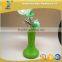 Simple clear glass vase for home decoration
