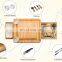 Multi-functional Bamboo Wood Charcuterie Platter With Slide-Out Cutlery Drawer, Serving Tray for Food Cheese Board and Knife Set