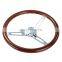 Classic Car Interior Parts 15 inch 380mm Antique Steering Wheels Wood Classic Steering Wheel