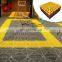 High Strength Black Waterproof Logo Car Wash Premises Mechanics Shop High Pressure Floor Interlock Floor Mats For Shop Floor