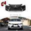CH Double Layer Gloss Front Bumper Car Conversion Grille The Headlamps Body Kit For Lexus Ct 2013 Upgrade To 2015 F Sport