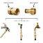 Hot quality no-leak easy connect fittings 3/4 inch solid brass female and male garden hose quick connect