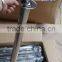 Stainless steels Silver Barriers stand with rope in hotel&shopping mall