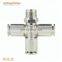 PZR pneumatic quick connect union cross 3/8