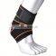 Custom Adjustable Neoprene Comfortable Compression Sport Ankle Support Brace With Strap