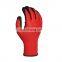 Blue Polyester Knitted Liner Good Grip Sandy Nitrile Coated Mechanic Gloves Nitrile Working Gloves Manufacturer For Electrician