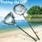 Aluminum Alloy Fishing Net Fishing Landing Net With Telescoping Pole Rubber Handle Folding Landing Nets