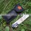 Hunting Camping Pocket Folding Knife Outdoor EDC Tools White Resin Handle 440C Blade Dorpshipping Russian Finka NKVD knife