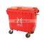 Custom Plastic Trash Can 660L Recycle Dustbin Outdoor Large Garbage Bin Plastic Waste Bins
