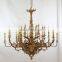 large classical french royal style brass k9 crystal chandelier foyer lighting hanging chandelier for hotel