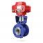 Pneumatic Actuated V-Type Ball Valve With Equal Percentage Flow Characteristic for Precise Regulation