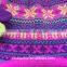 popular snowflake ethnic jacquard winter kintted earflap hat tube scarf gloves 3pc set