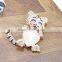 New Fashion Ladies Girls Golden Plated Rhinestones Opal Cute Animals Style Brooches