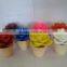 handmade colored scented flower candle