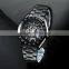 2016 Brand New Brand Luxury Fashion Casual Skeleton Stainless Steel Men Watch Wrist Watch WM436