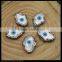 LFD-0048B Wholesale Palm Evil Eye Shell Pave Rhinestone Connector Beads For Bracelet Jewelry Making