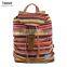 Aztec tribal pattern with jacquard fabric for backpack
