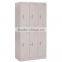 Steel storage cabinet 8 doors wardrobe Metal Office furniture