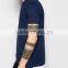 long back bottom short sleeve men t-shirt OEM service
